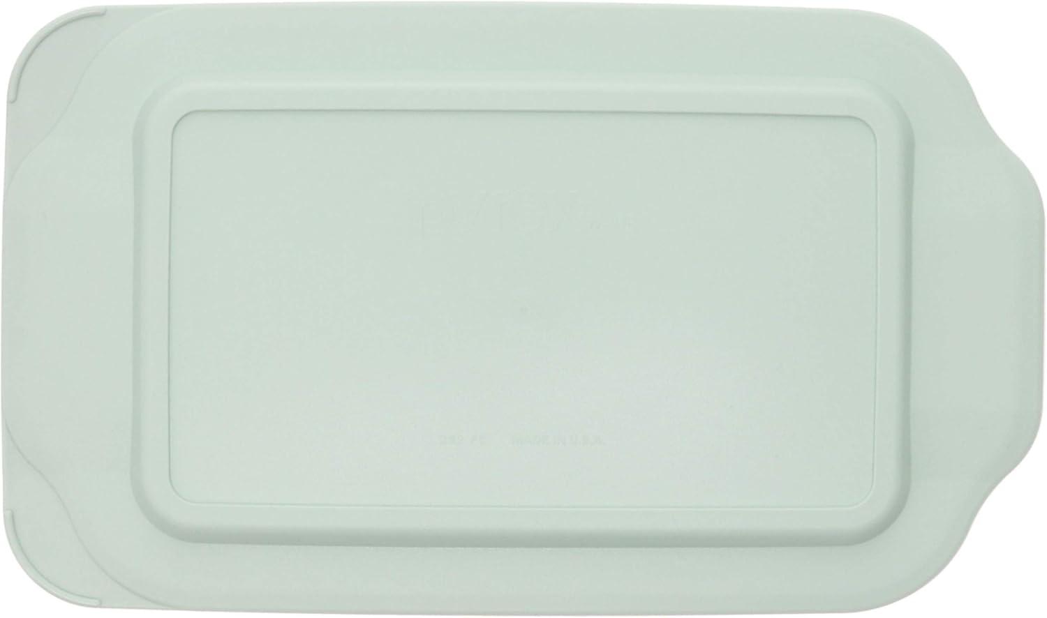 Pyrex Long Rectangular Lids Pyrex 232-PC 2-Quart Sage Green Rectangular Food Storage Replacement ...